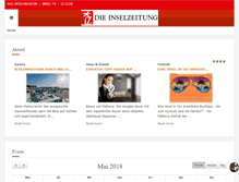 Tablet Screenshot of die-inselzeitung.com